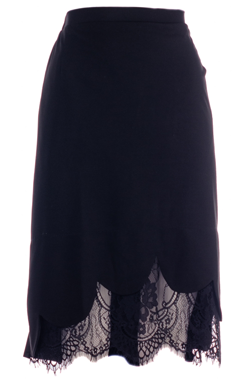 Юбка женская с кружевом 248294