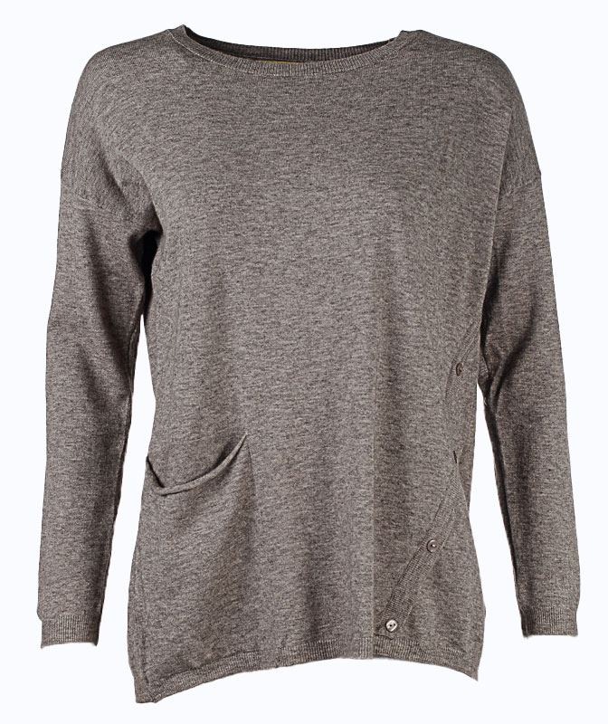 Джемпер женский с кармашком 250626