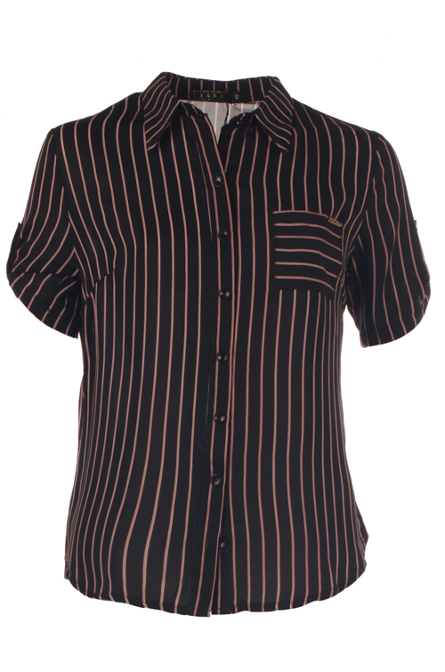 Рубашка женская в полоску 2297603