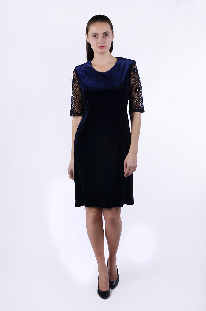 Платье женское бархатное 4045