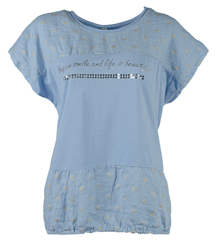 Футболка женская в горох 251200