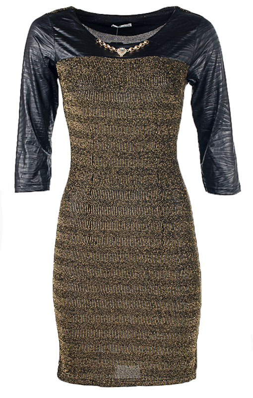 Платье женское с люрексом 250432