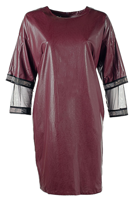 Платье женское "кожаное" 250932