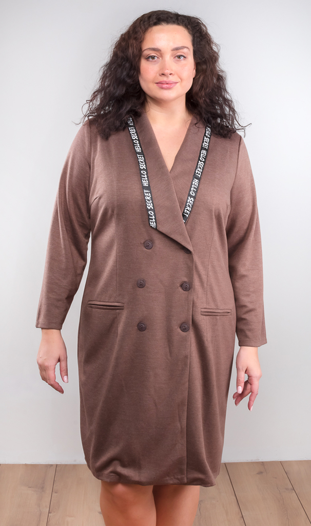 Платье-пиджак женское трикотажное 252790