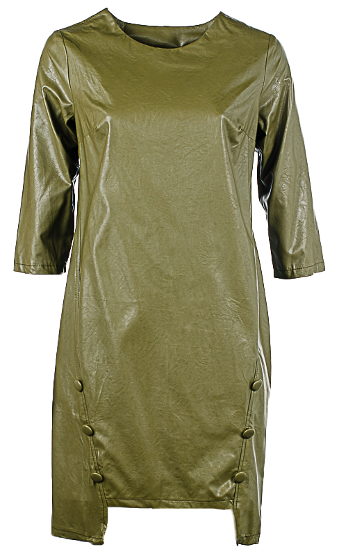 Платье женское кожаное 249892