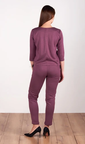 Костюм женский трикотажный с бахромой 250523 фото 3