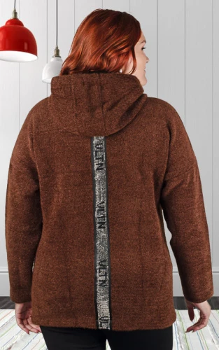 Кардиган женский с капюшоном 251762 фото 2
