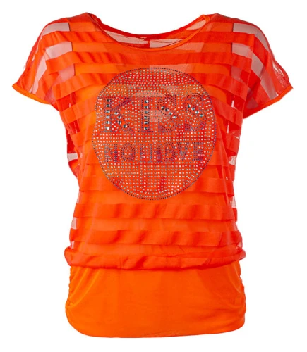 Футболка женская со стразами 251173