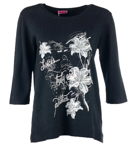 Джемпер женский с принтом 251047