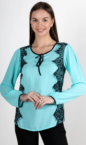 Блузка женская с кружевом 253015