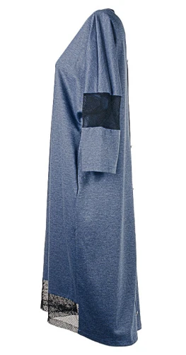 Платье женское с сетчатыми вставками 250912 фото 3