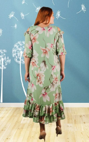 Платье женское с открытыми плечами 252207 фото 4