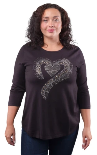 Джемпер женский со стразами 252489