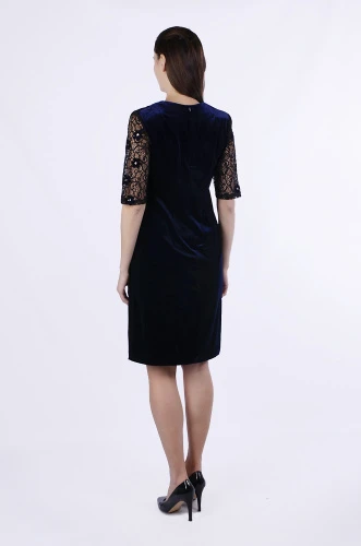 Платье женское бархатное 4045 фото 3