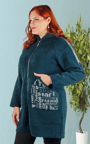 Кардиган женский с капюшоном 251763 фото 2