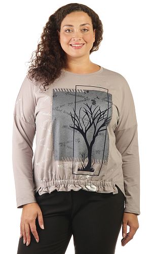 Кофта женская с принтом 253750