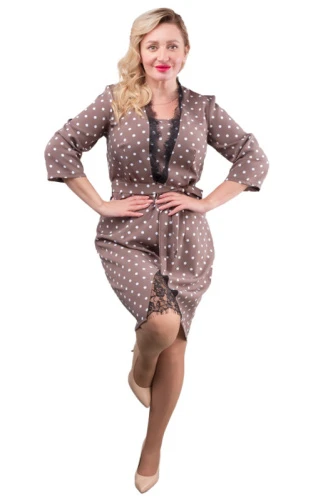 Платье женское в горох 252708 фото 4