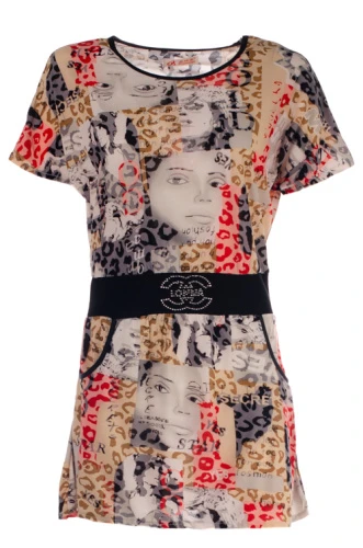 Туника женская с принтом 2301003