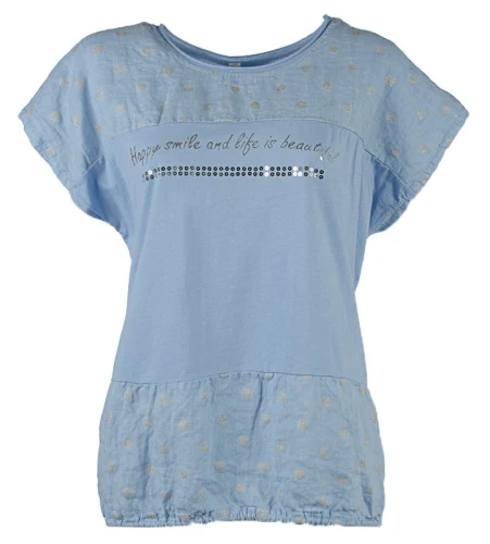 Футболка женская в горох 251200