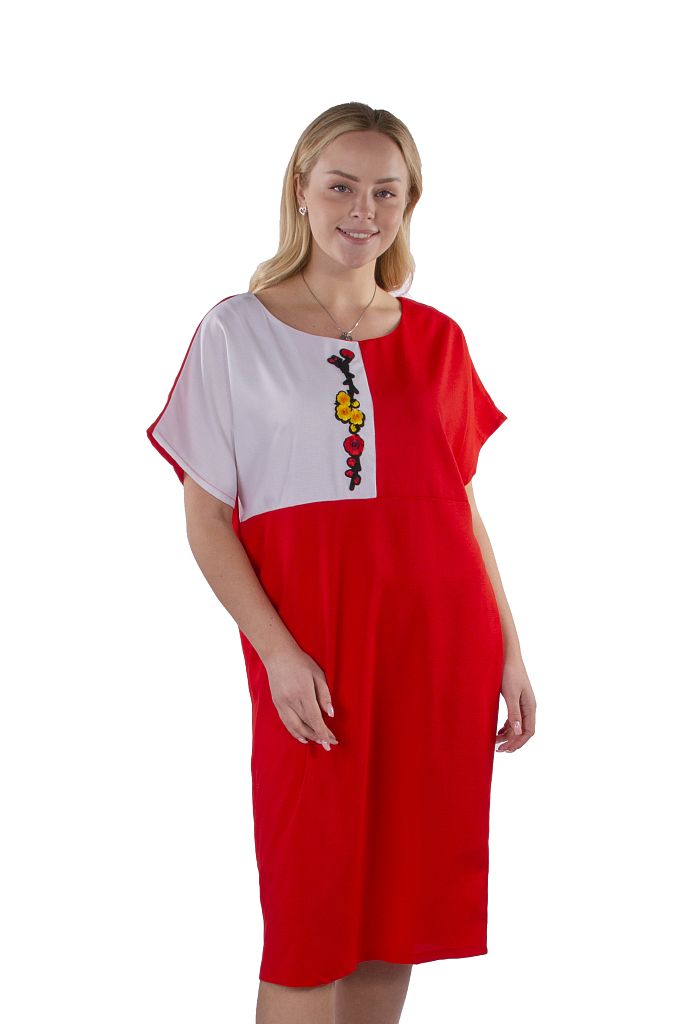Платье женское с вышивкой 2300493