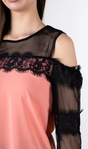 Блузка женская с кружевом 253020 фото 4