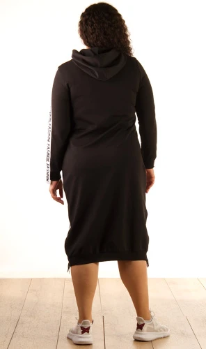 Платье женское трикотажное с капюшоном 253113 фото 3