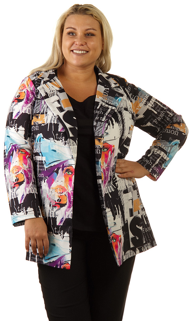 Пиджак женский с принтом 253211