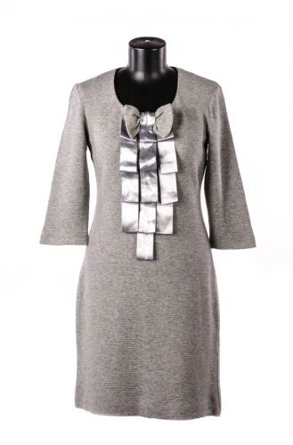 Платье женское с бантом 6934