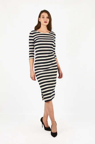 Платье женское в полоску 2417