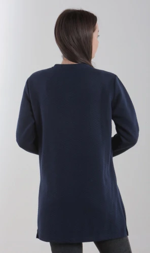 Кофта женская на молнии удлинённая 252998 фото 2