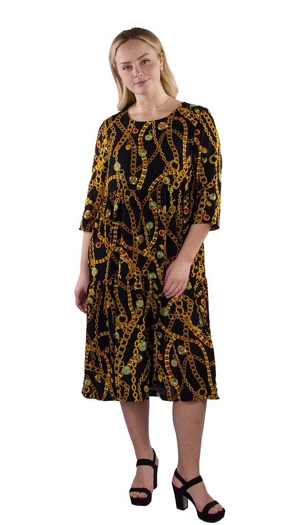 Платье женское ярусное 2300441