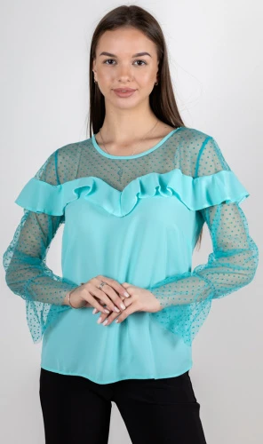 Блузка женская с сеткой 253019