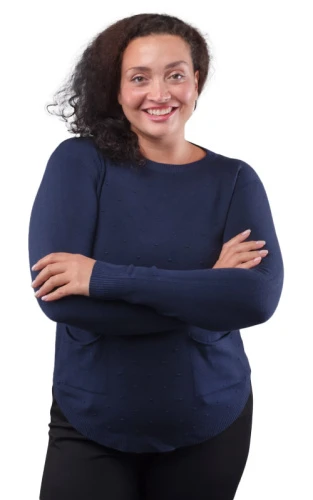 Джемпер женский с карманами 252488