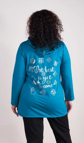 Кофта женская спортивная на молнии 251897 фото 3