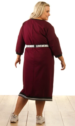 Платье женское трикотажное с поясом 253193 фото 3