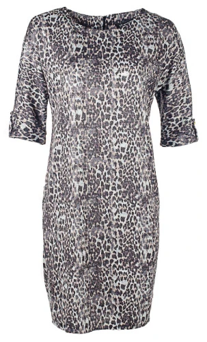 Платье женское леопардовое 250420