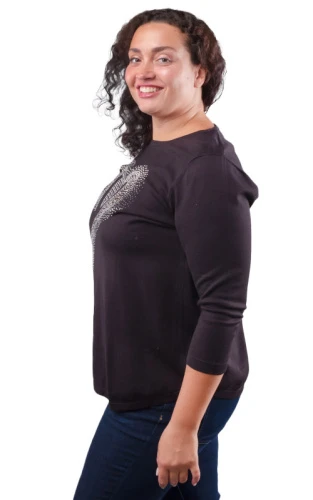 Джемпер женский со стразами 252489 фото 2