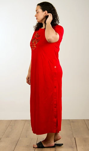 Платье женское макси с вышивкой 253092 фото 4