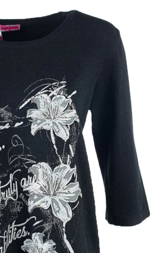 Джемпер женский с принтом 251047 фото 4