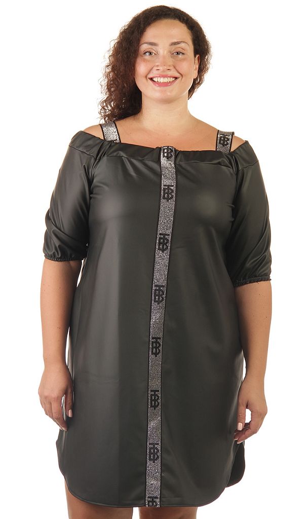 Платье женское кожаное 253581