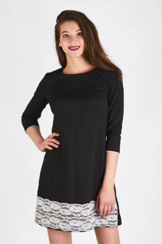 Платье женское с кружевом 2744
