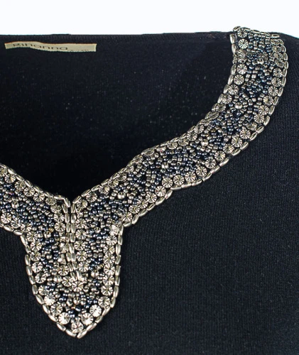 Джемпер женский с декором 250630 фото 2